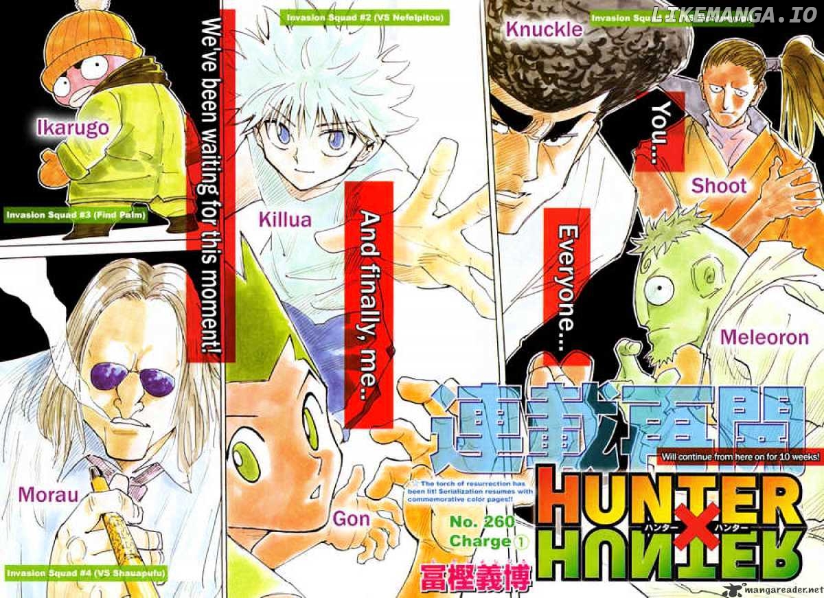 Hunter x Hunter, Chapter 261 image 02